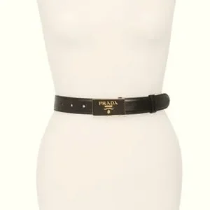 Prada | Accessories | Prada Square Logo Plate Saffiano  display picture 1